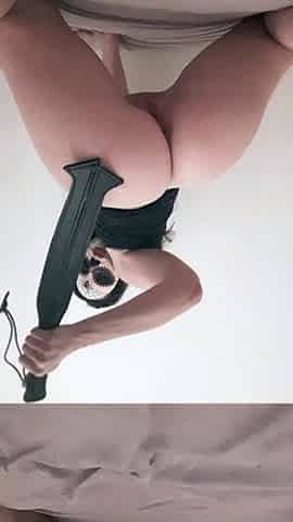 Amateur striptease and Solo masturbation