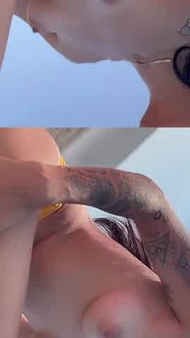 Smoking on the Beach