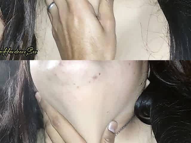Obese breasty woman wakes me up with her bazookas on my dong and lets me play with 'em