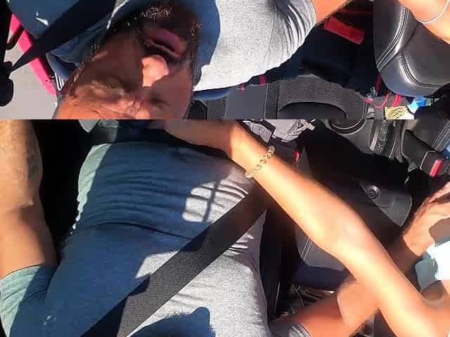German amateur milf does public car blowjob