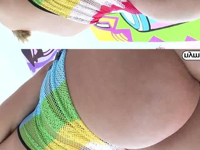 Gorgeous bubble booty golden-haired is lust a rod to stretch out her snatch