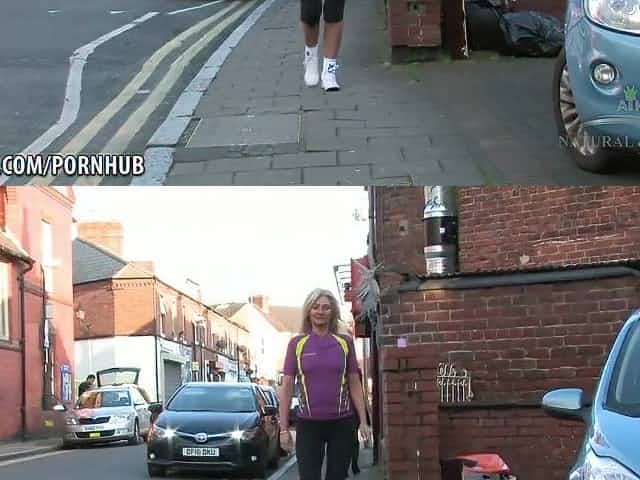 Aged Unshaved Blond goes for a walk and talks bawdy.