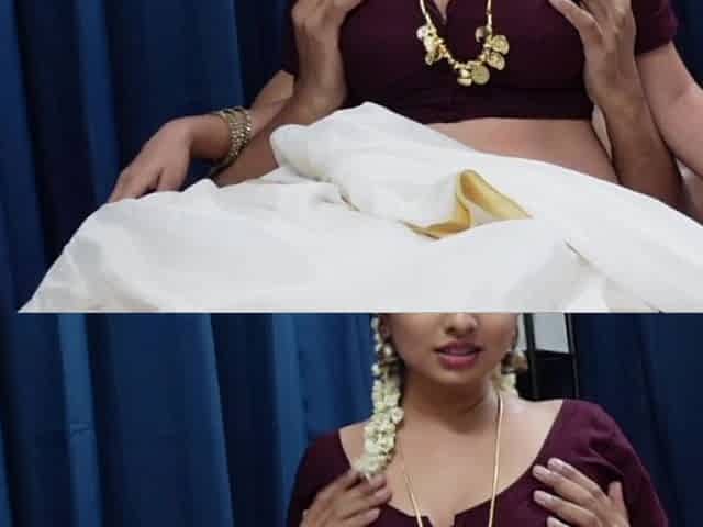 Beautiful Indian Mallu Aunty Desi First Night Video with Mallu Saree