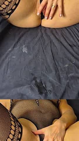 I'm hot and wet and playing with my dildo