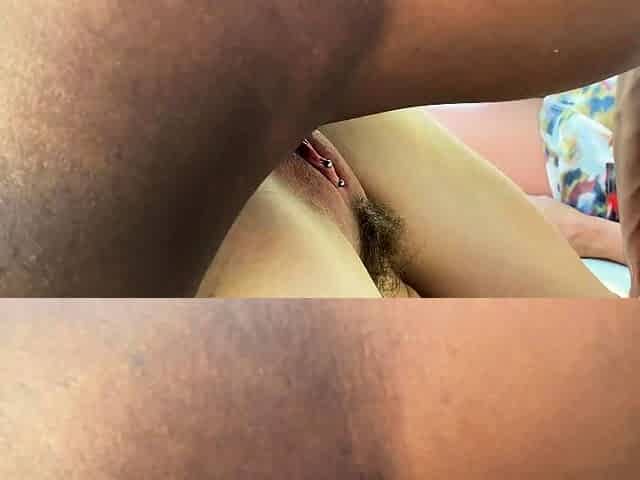 Blond amateur sucks dick before hardcore pussy fucking