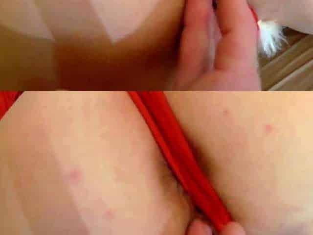 Christmas Creampie for Tattooed Blonde with Big Ass