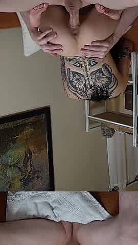 Manhandling This Tatted Tiny Bitch