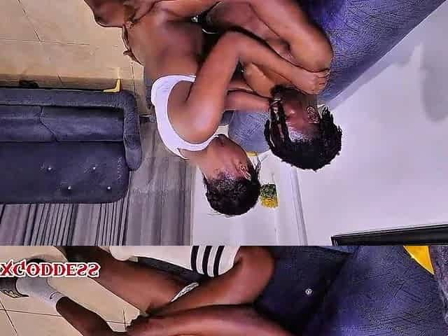 Beautiful teen riding a plump dong