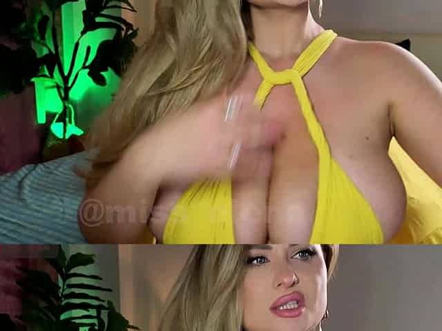Solo with perfect big boobed blonde Alexis Ford