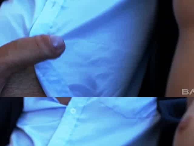 The camera goes in close to film Hilly D's deep penetration
