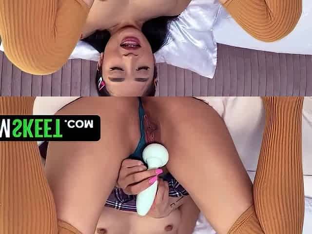 Avery Black Catches Oliver Staring At Her Ass In Her Sexy Uniform