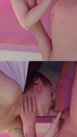 Sloppy Deepthroat Blowjob