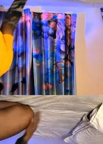 Brunette girlfriend webcam blowjob