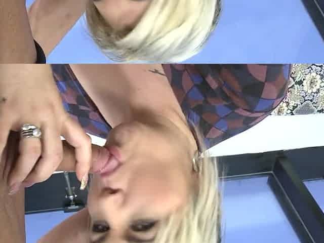 A stunning blonde BBW MILF named Margareta delivers the ultimate POV experience for you.