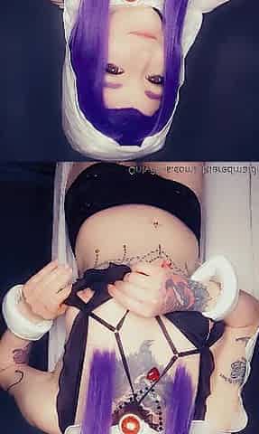 Raven cosplay, getting impure