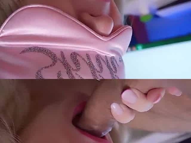 Gentle ASMR oral close-up cum in throat