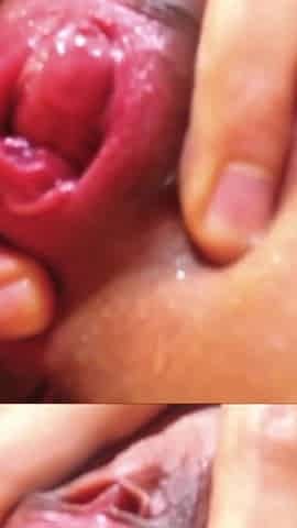 1st Time Prolapse Her Tight Asian Pussy
