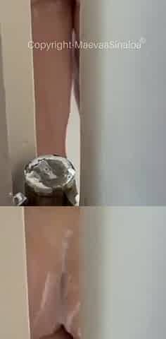 That guy spies on his half-sister in the shower and this babe sucks his wang