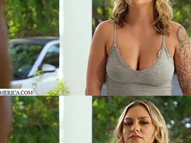 All Natural and Sexy Gypsy Rose fucks and sucks and gets messy with her friend's dad's stiff cock