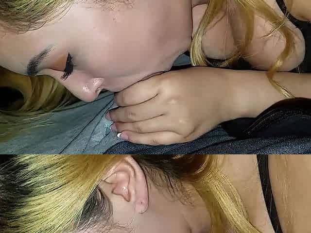 Teen groans with a ramrod in her throat