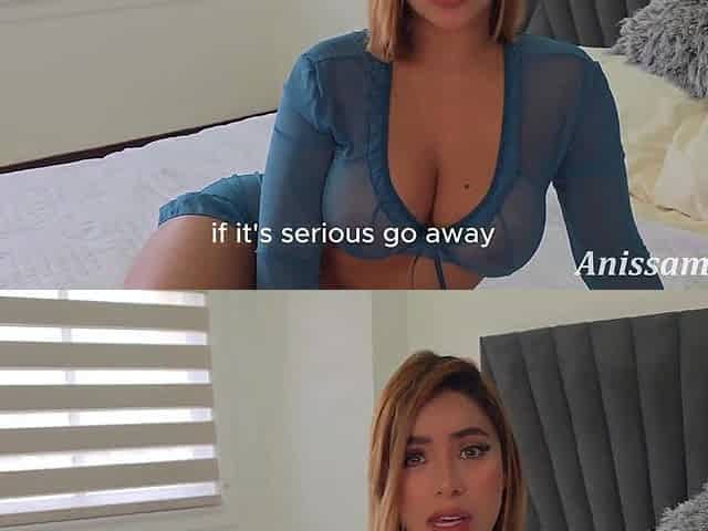 Anissamiller's Slut Fucks Her Stepbrother While Talking on the Phone with Her Cuckolded Boyfriend.