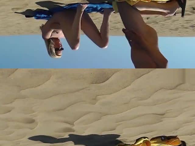 The beach whore for everyone on Gran Canaria UNCUT