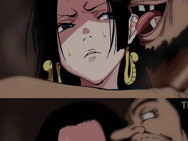 Boa Hancock captured by Ebony Beard