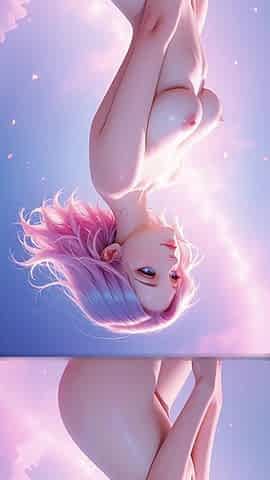 Pink Sunset Beach Goddess Dreamlike Ocean Beauty Ai Art Slideshow