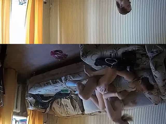 Young college lover fuck with home mom dad on the way