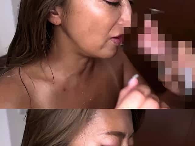 Big assed busty tit fuck and blowjob from curvy stunner