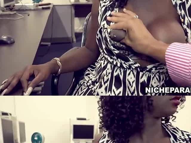 Vickie Starxxx Fun At Work - Interracial