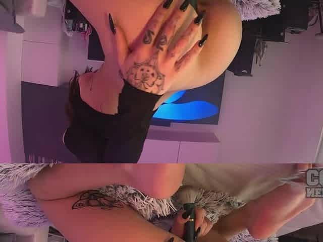 Dora Masturbating With Her Vibrating Makeup Brush