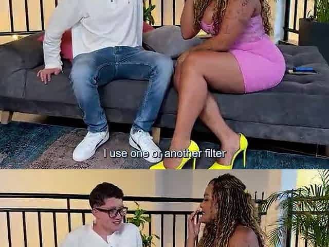 Slutty pretty Latin babe rides with soaked cunt a stranger's giant shlong