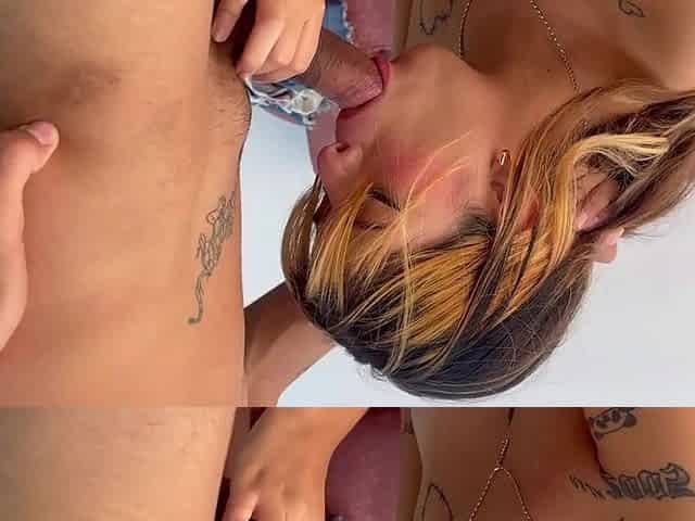 My Stepsister's First Slut Suck