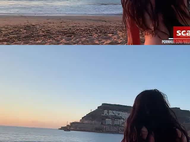 Public Beach Sex And Orgasm For Amateur Couple