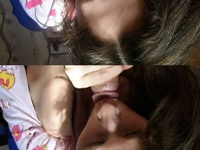 Deep-Throating Amateur Brunette Babe Blowjob