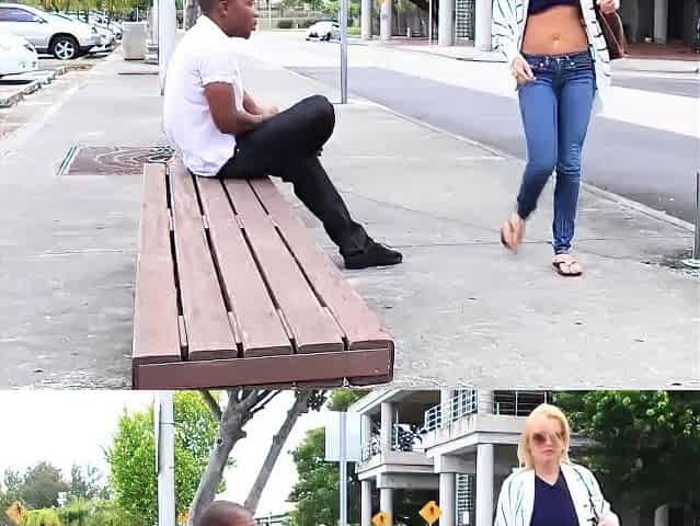 Blonde Babe Satisfied In Outdoor Sex