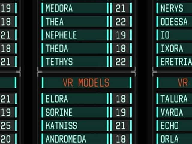 3D animation fuck on a space station with sexy blonde