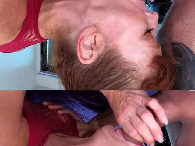 Audrey Hollander - Redhead Sexy Neighbor Trying Anal With