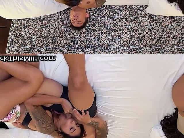Lucky Cheater! He Fucked His Wife And Stepdaughter In The Same Bed!!