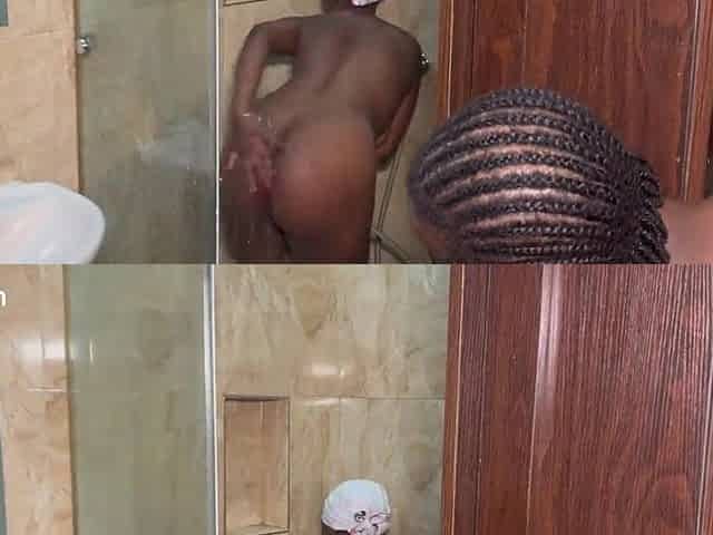 I caught my step son peeping, and gave him a sexy washroom bang