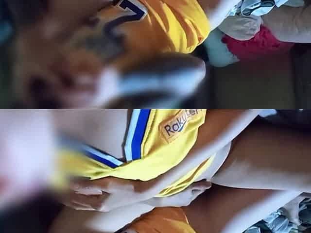 Boardmate Is Fucked While Jowa Is Calling, Almost Gets Caught and Moans Loudly