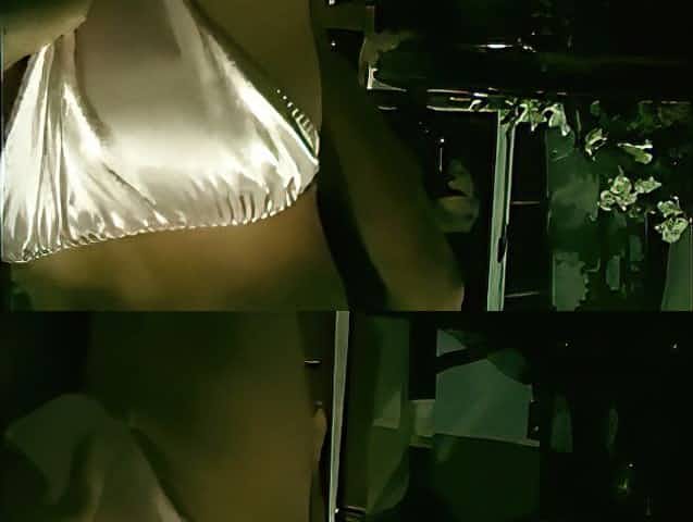 girl in white satin panties gets fucked by boyfriend