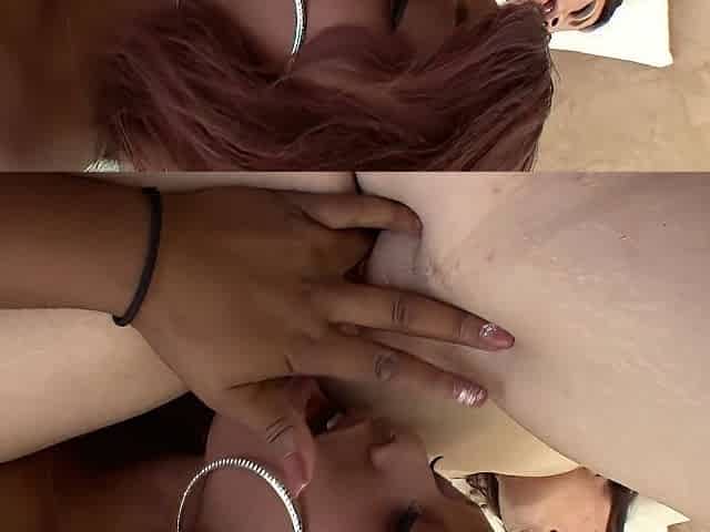 Smoking Hot Lesbian Ebony With A Perfectly Round Ass Is Having A Lesbian With Her Cheeky Friend
