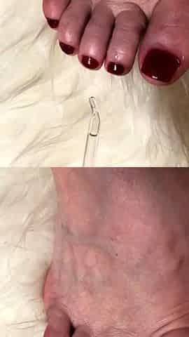 Maitresse Madelines solo foot fetish POV