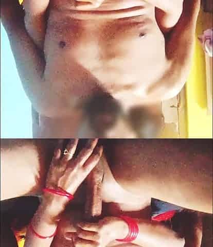 Bhabhi Sister in Law. Hand Massage