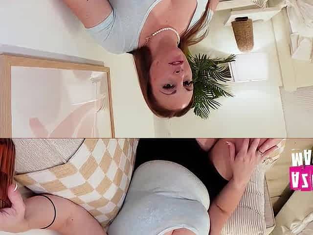 I LET MY ROOMMATE VENT AND THIS BABE LETS ME CUM ~ Melanie Hicks AMWF ~ AZNSKIMASK18