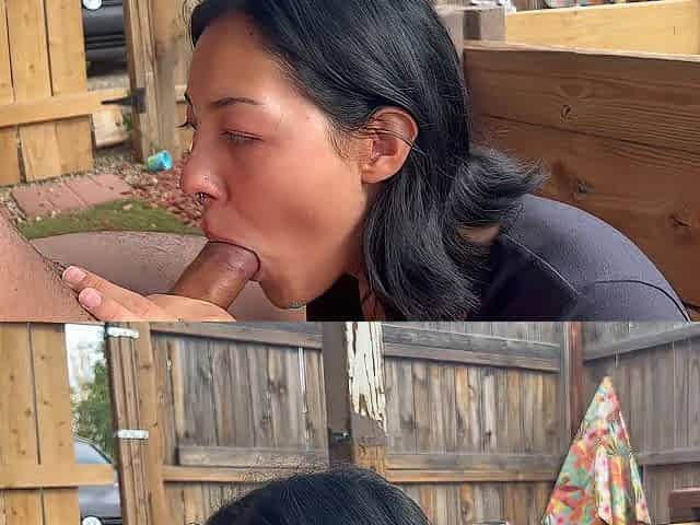 Nice-looking Teen Blows Me in Public