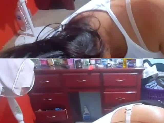 Mexican Teen Latina Sucks Off Her Sister's Boyfriend