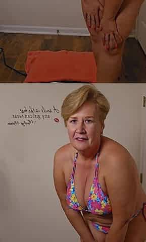 ???????????? MILF pleasuring herself on vibration plate